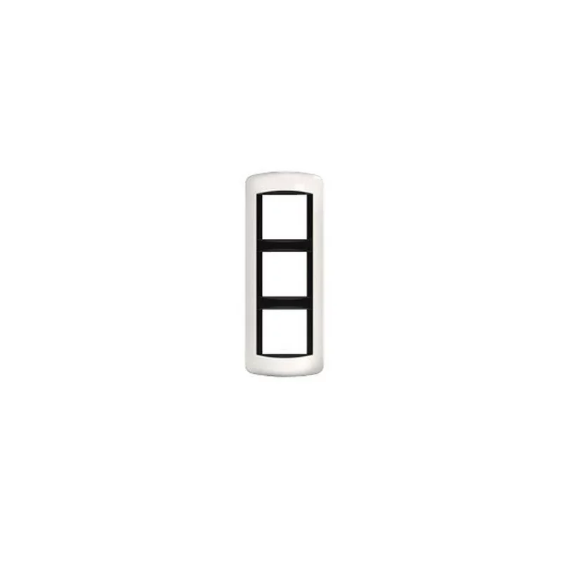 Offre Limitée Arnould 20603 Plaque Enjoliveur Métal Blanc - 3x2 Modules - entraxe 57mm - S. Living
