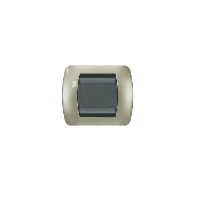 Acheter Direct Arnould 20750 Plaque Enjoliveur Métal Titane - 2 Modules - S. Living