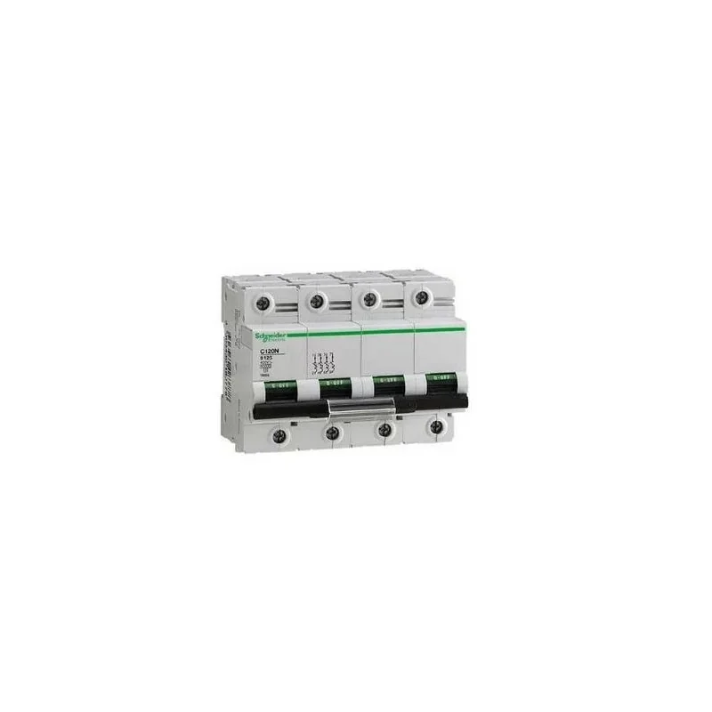 Schneider 18375 Disjoncteur miniature - C120N - 3P+N - 100 A - Courbe C Usine Directe