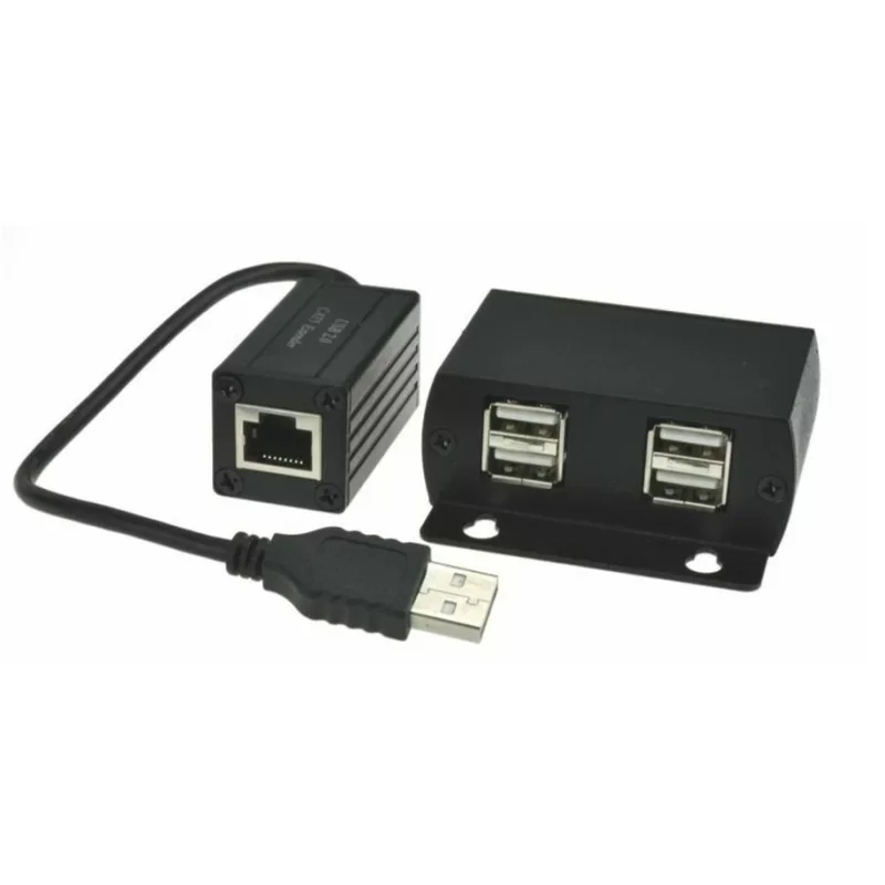 Offre Limitée elbaC S26004-B0 Déport USB2 sur RJ45 60m