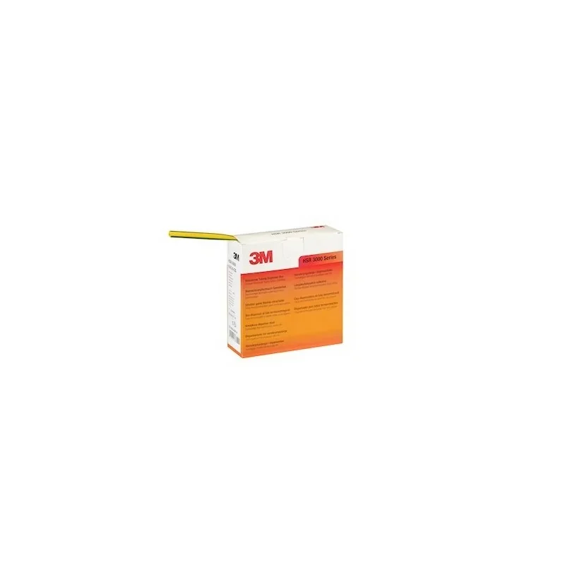 3M 85835 HSR 3000 9/3 Gaine Thermorétractable x7m - vert-jaune Soldes