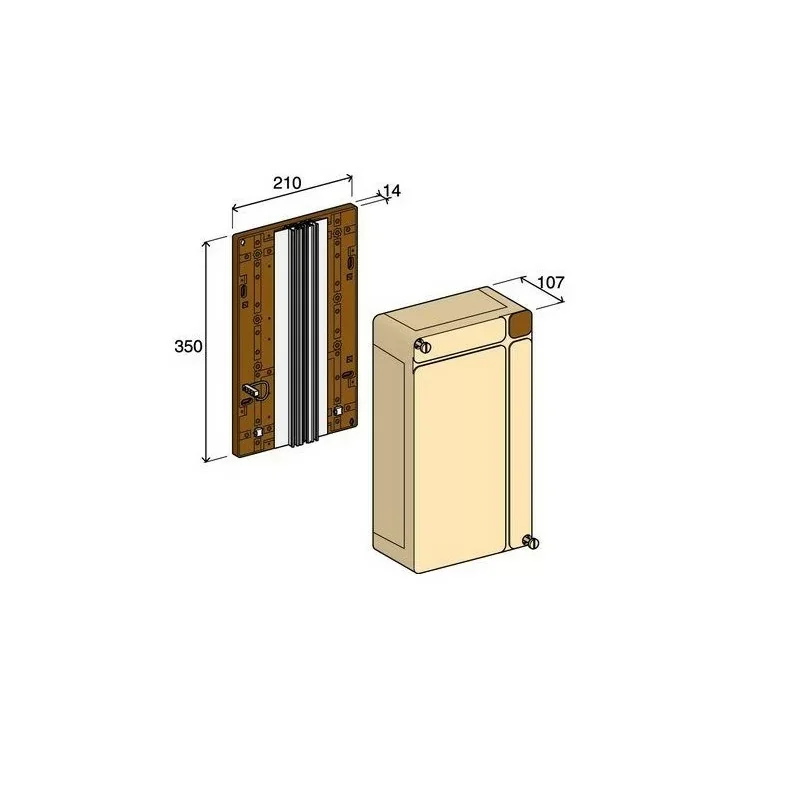 Réduction 3M 650100 Boîtes BCAD 100 paires à capacité variable, 10 pas