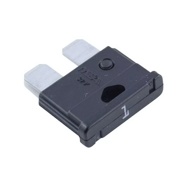 Achat Immédiat Mta 0700380 Fusibles automobile (x10pcs) 1A Unival 32V 19mm - Noir
