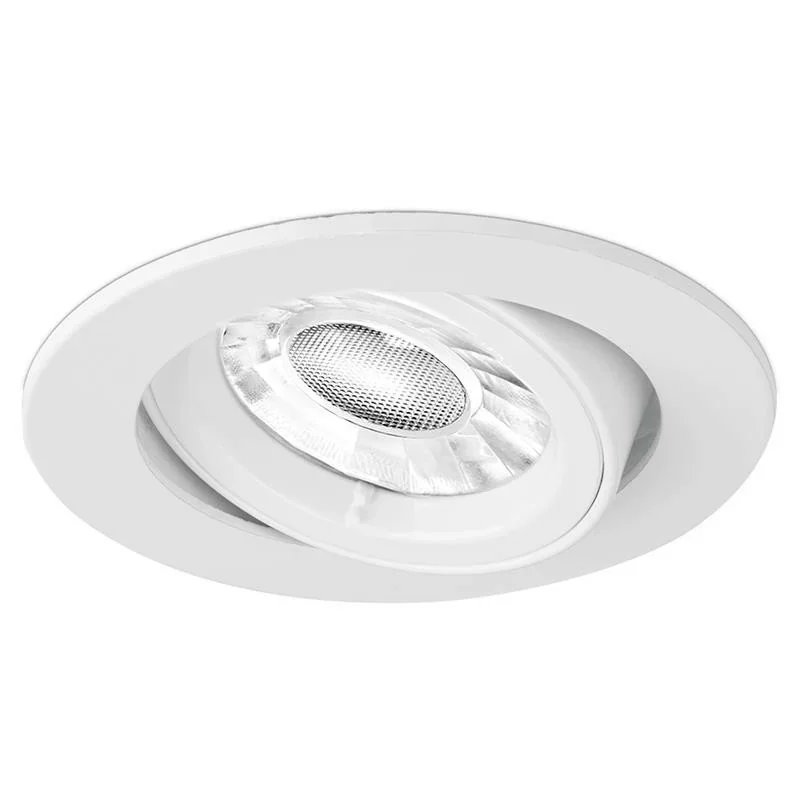 Abi AL-10280 Spot encastré rond 1/4 tour FTE basculant Ø50mm GU5,3 - Blanc Expédié Aujourd'hui
