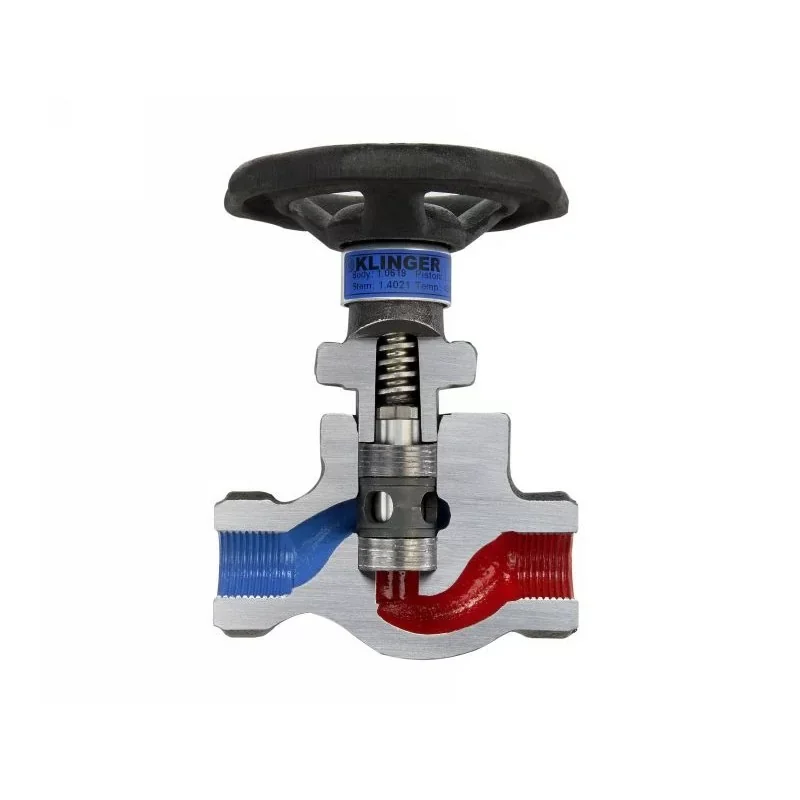 Dernière Chance Klinger KVMN 1/2" Vanne en acier - ISO PN 63 - taraudé NPT - passage intégral