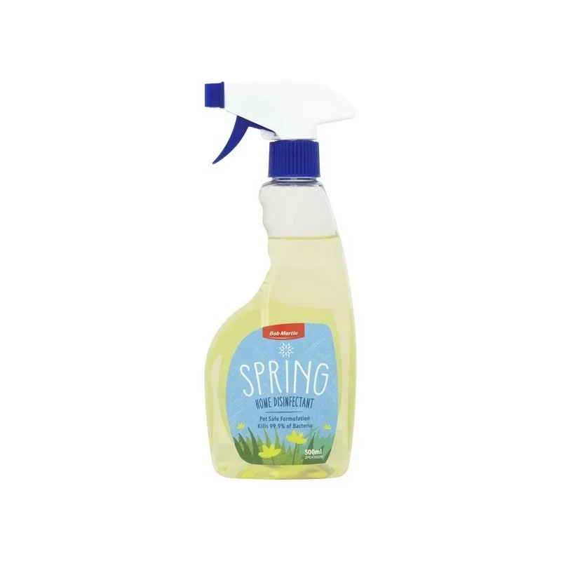 Désinfectant pour animaux 500ml - élimine 99.9% des bactéries - Bob Martin Prix Réduit