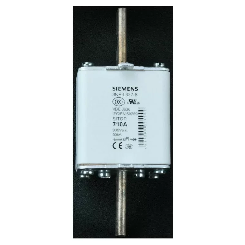 Siemens 3NE3 337-8 Fusible industriel 710A - aR - NH2 - 900VAC Dernier Modèle