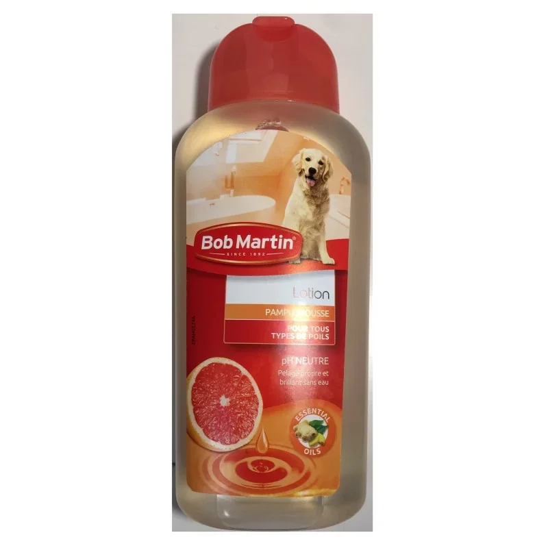 Lotion "Pamplemousse" 250ml pour chiens tous types de poils - pH neutre - Bob Martin Soldes