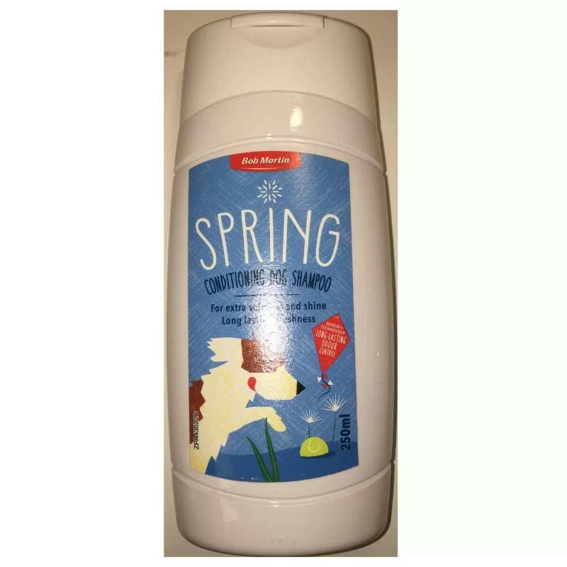 Expédition Rapide Bob Martin 35885 Shampoing Spring "Orangé" Revitalisant pour chien 250ml - Fraîcheur durable