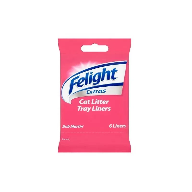 Sachet 6 Doublures litière chat "Felight extras" - Bob Martin Commande En Gros