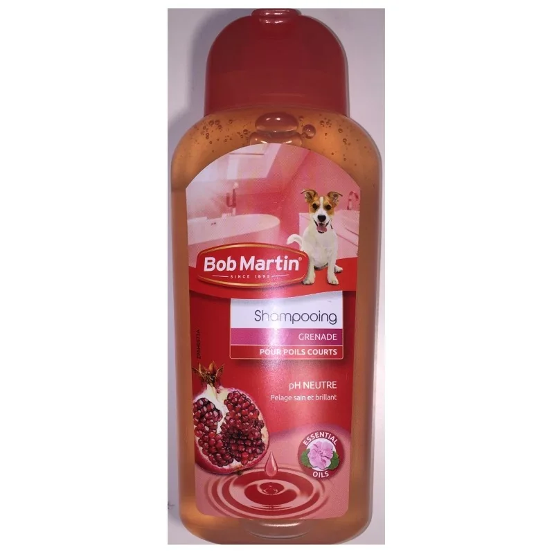 Pas Cher Shampoing "Grenade" 250ml pour chien poils courts - pH Neutre - Bob Martin