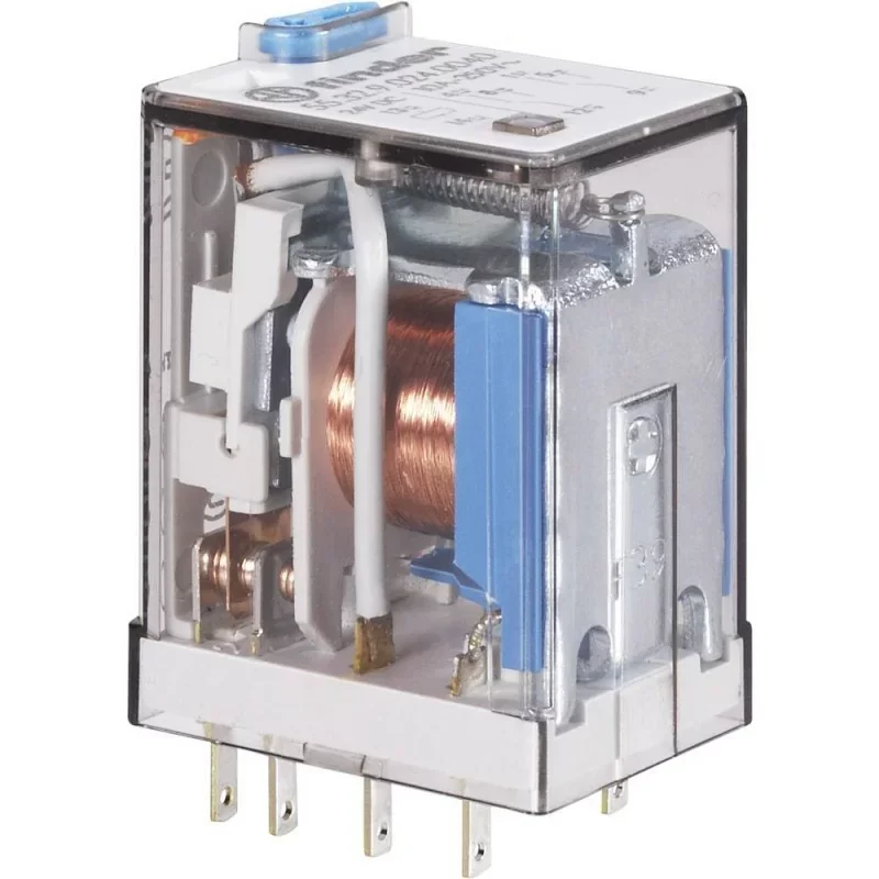 Petit Prix Finder 55.34.8.024.0040 Relais embrochable 4rt 7A 24V AC bouton test + indicateur mecanique