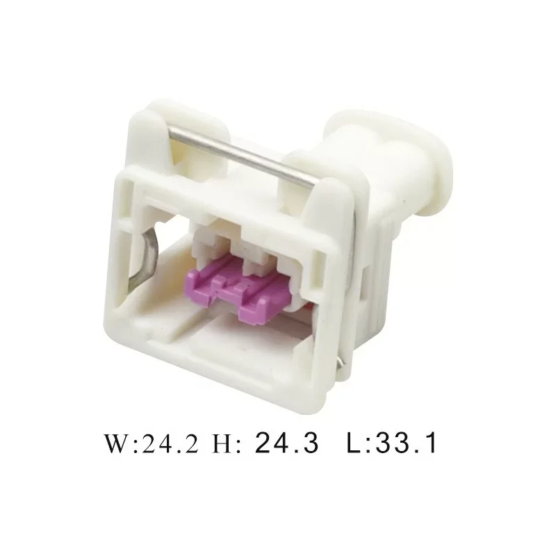 Meilleur Prix Aptiv 240PC02S900 Connecteur automobile - 2 voies - 1 rangées - Blanc/Violet