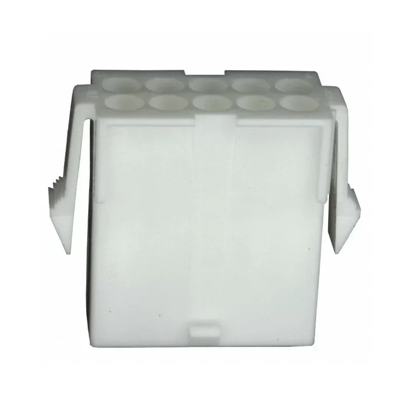 Authentique Amp 794942-1 - Embase Mini Universal MATE-N-LOK - 10 Voies - 2 Rangées - Blanc