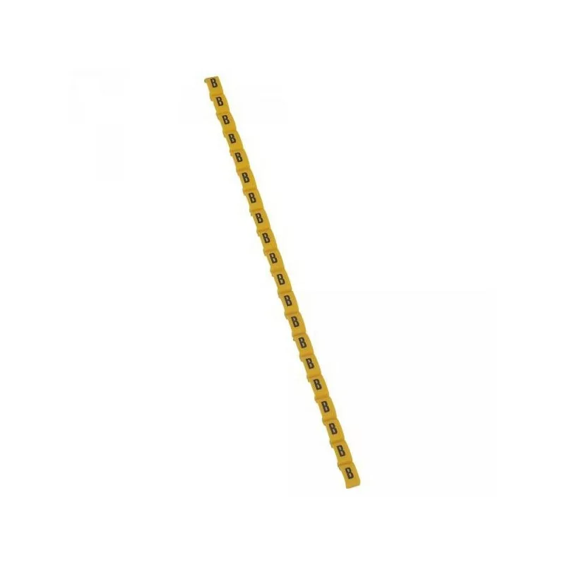 Soldes Legrand 038411 Repère Duplix lettre "B" jaune (600pcs) - code couleur international