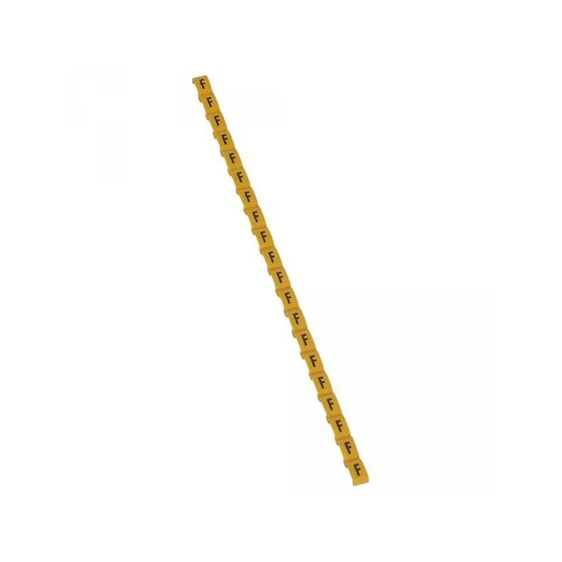 Legrand 038415 Repère Duplix lettre "F" jaune (600pcs) - code couleur international Prix Cassé