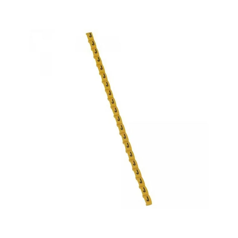 Nouvelle Collection Legrand 038419 Repère Duplix lettre "J" jaune (600pcs) - code couleur international