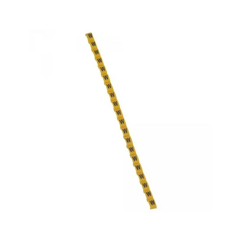 Legrand 038432 Repère Duplix lettre "W" jaune (600pcs) - code couleur international Haute Qualité