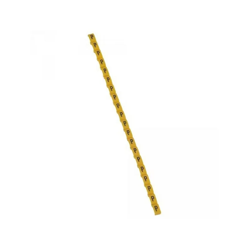 Commander Vite Legrand 038425 Repère Duplix lettre "P" jaune (600pcs) - code couleur international
