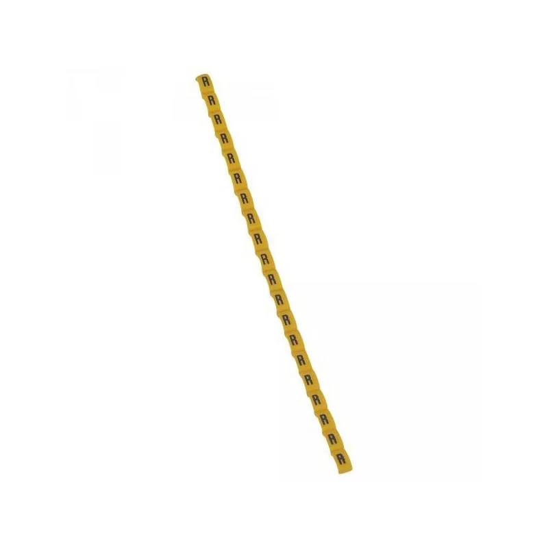 Legrand 038427 Repère Duplix lettre "R" jaune (600pcs) - code couleur international Haute Qualité