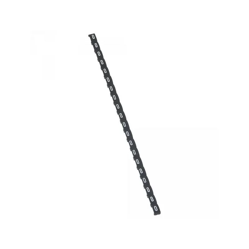 Acheter En Ligne Legrand 038400 Repère Duplix chiffre "0" noir (800pcs) - code couleur international