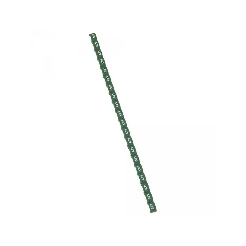 Bon Plan Legrand 038405 Repère Duplix chiffre "5" vert (800pcs) - code couleur international