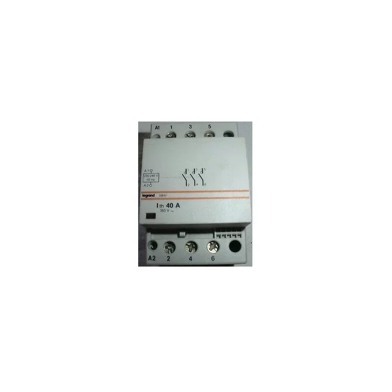 Expédié Aujourd'hui Legrand 003866 Contacteur triphasé 40A - 3 contacts à fermetures - Bobine 220V