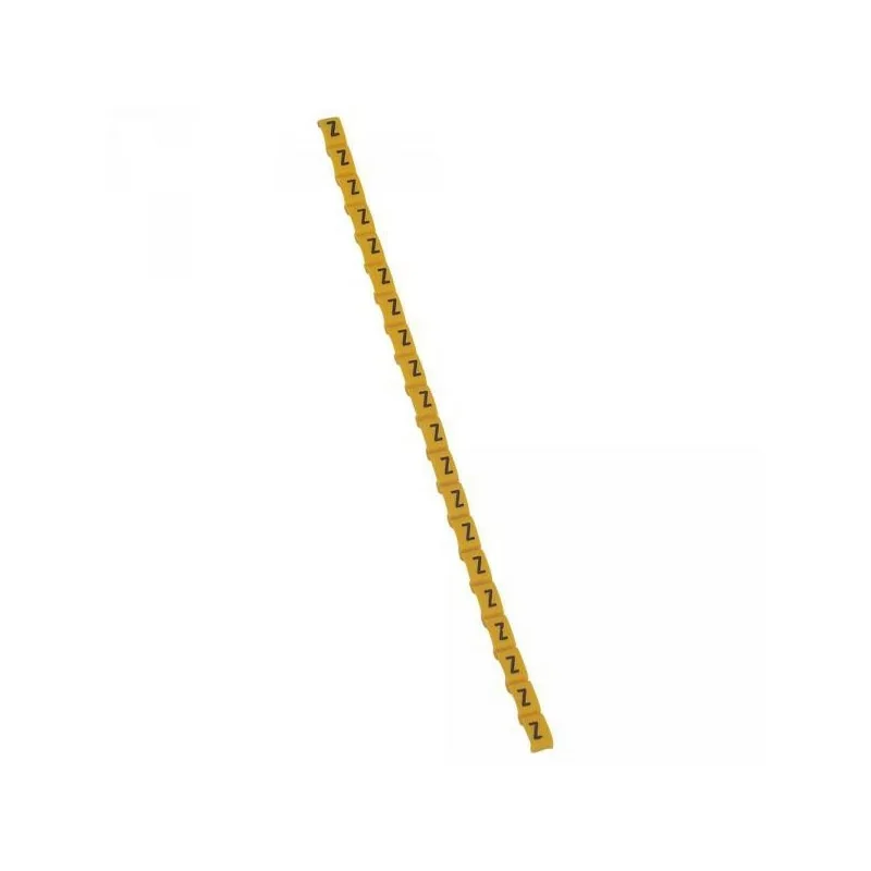 Acheter Direct Legrand 038435 Repère Duplix lettre "Z" jaune (600pcs) - code couleur international