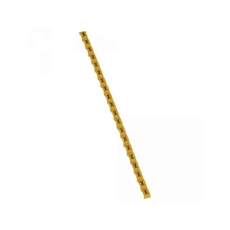 Prix Cassé Legrand 038433 Repère Duplix lettre "X" jaune (600pcs) - code couleur international
