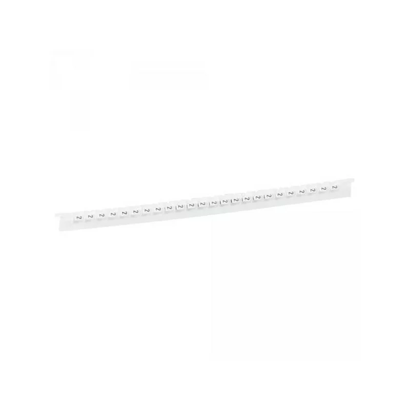Dernière Chance Legrand 037782 Repère Mémocab chiffre "2" blanc (600pcs) - L 2,3 mm