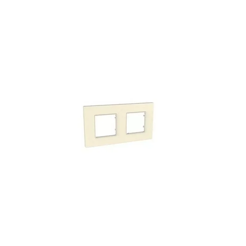 Schneider ALB44822 Altira Plaque icône 2 postes - Pearl Meilleur Choix