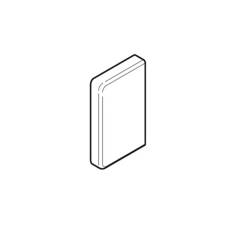 Solde Rehau 735803-100 Embout droit ou gauche pour goulotte Clidi - 90 x 55 - 2 ml