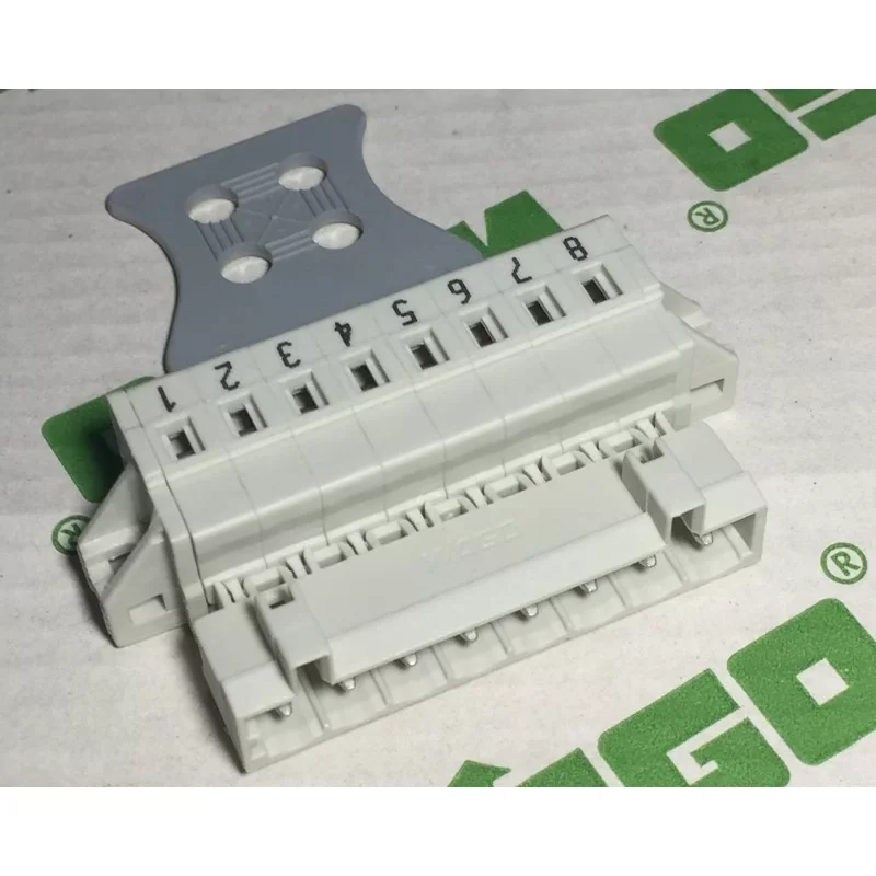 Top Vente Wago 721-608/000-004 Connecteur m‚le - 8 pôles - 100% protégé contre le mismating - 2,5mm≤ Pas 5mm