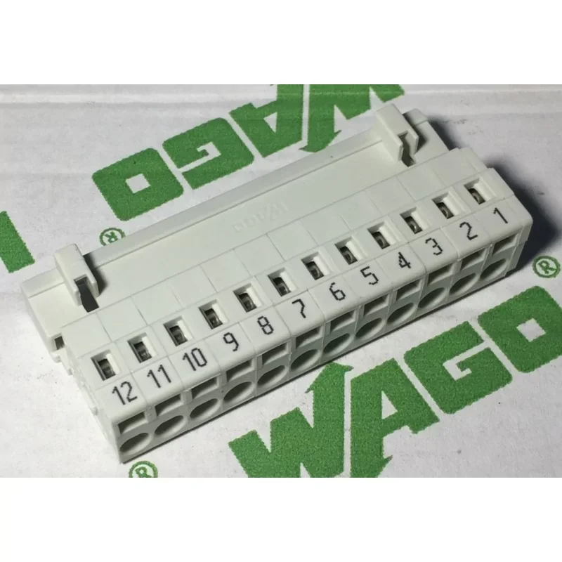 Retour Gratuit Wago 721-612/000-043 Connecteur m‚le - 12 pôles - 100% protégé contre le mismating - 2,5mm≤ Pas 5mm