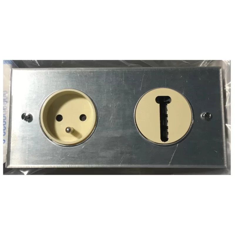 Arnould 272H31I40I05 Double Prise - 2P+T + Tél - Europa - Plexiglas Vente Flash
