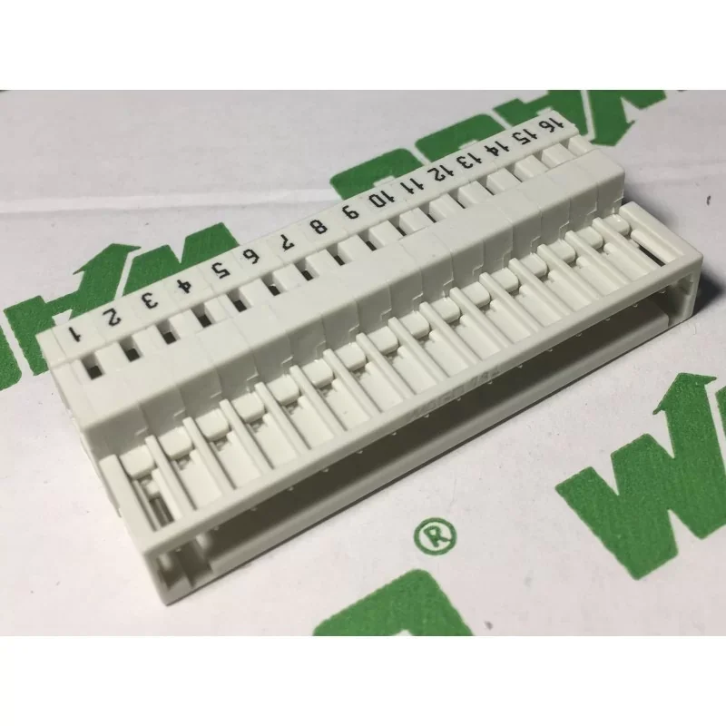 Wago 734-316/000-044 Connecteur m‚le à 1 conducteur - 16 pôles - 100% protégé contre le mismating Meilleur Choix