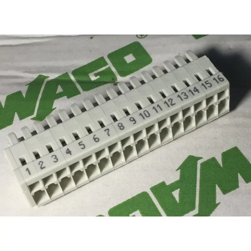 Offre Spéciale Wago 734-116/000-047 Connecteur femelle à 1 conducteur - 16 pôles - 100% protégé contre le mismating