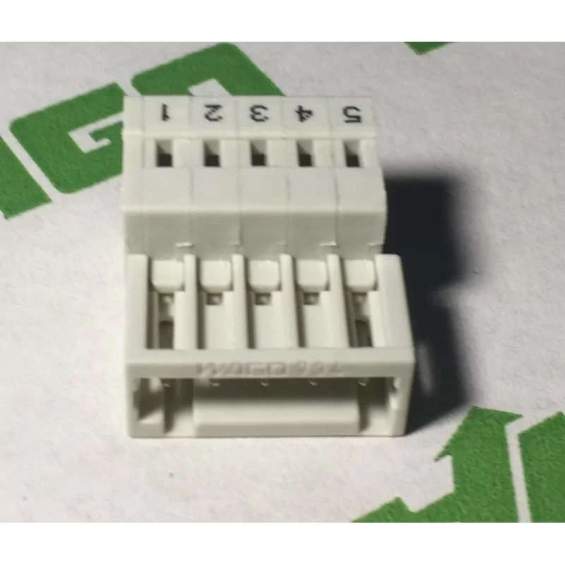 Nouveauté Wago 734-305/000-044 Connecteur m‚le pour 1 conducteur - 100% protégé contre l‘inversion - Pas 3,5 mm - 5 pôles