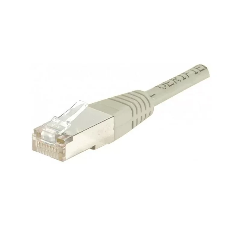 Meilleure Vente Cordon réseau RJ45 Cat.6 blindé F/UTP 1.00m Cuivre - Gris - 997337