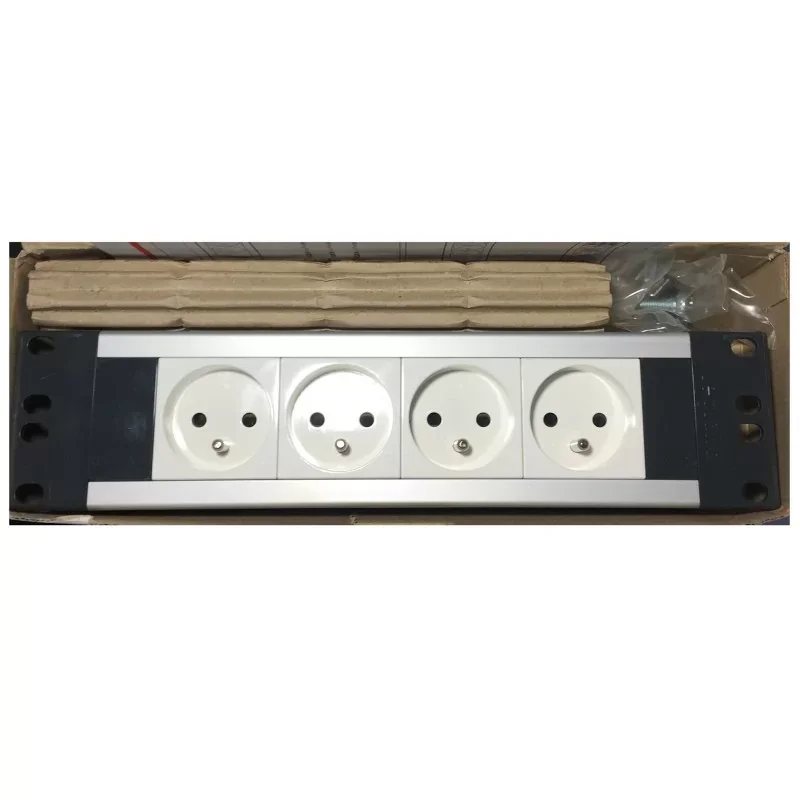 Legrand 032987 Bloc d‘Alimentation - pour Coffret 329 12/mini XL VDI - 4x2P+T Mosaic Prix Choc
