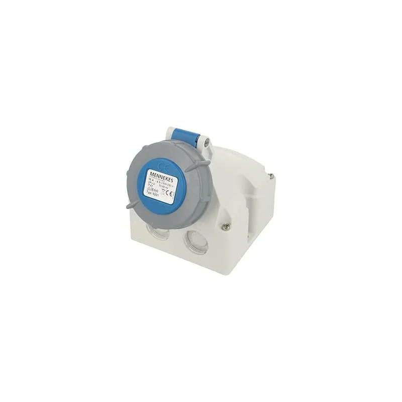 Mennekes Typ 9301 Prise murale 16A3p6h230V, IP67 Expédié Aujourd'hui