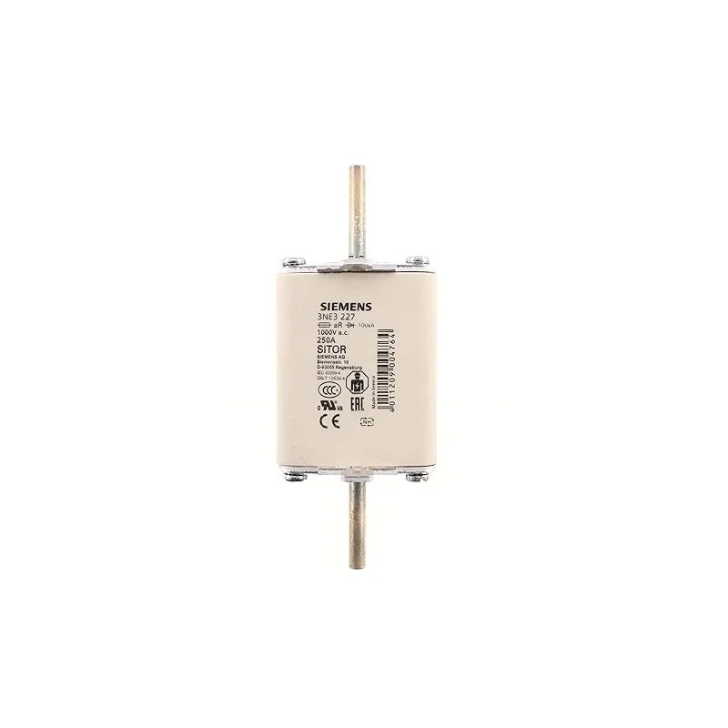 Siemens 3NE3227 Cartouche fusible Sitor taille 1 250A, 1000V - Fusible basse tension HRC NH1 250A Super Prix