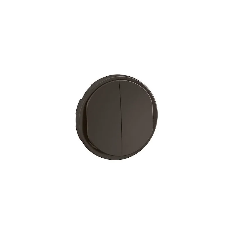 Top Vente Legrand CN2001 Enjoliveur double inter ou va-et-vient Céliane - Noir