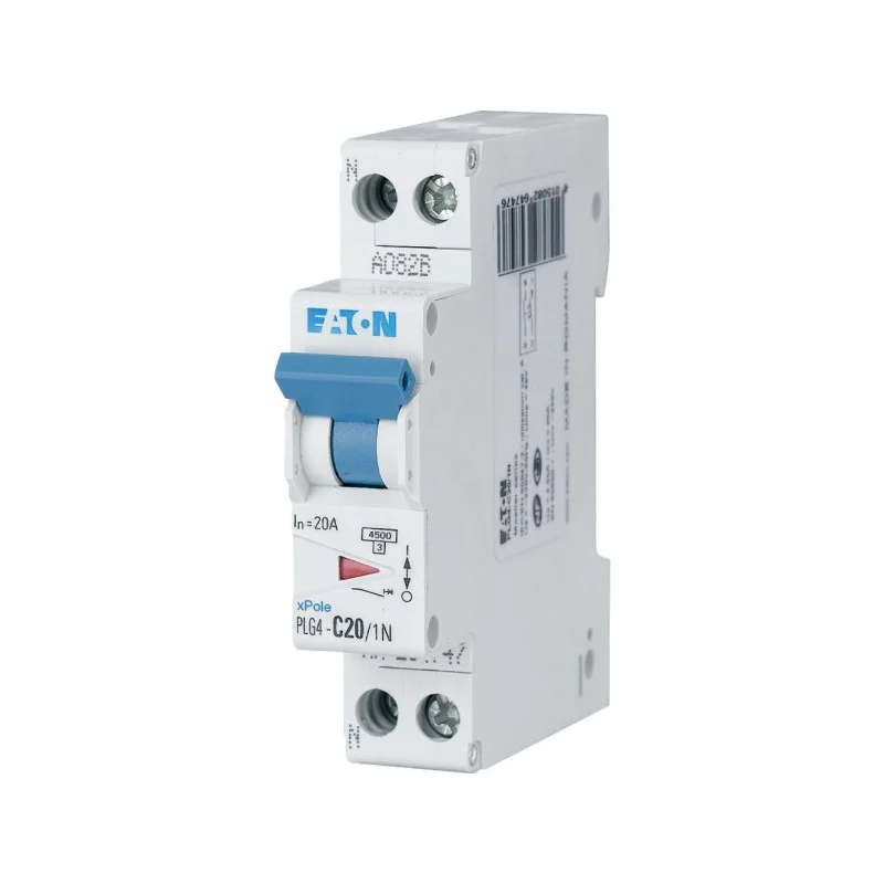 Vente Flash Eaton Moeller 264747 Disjoncteur Eaton PLG4-C20/1N - 1P+N 20A Courbe C 4,5ka (en 60898)
