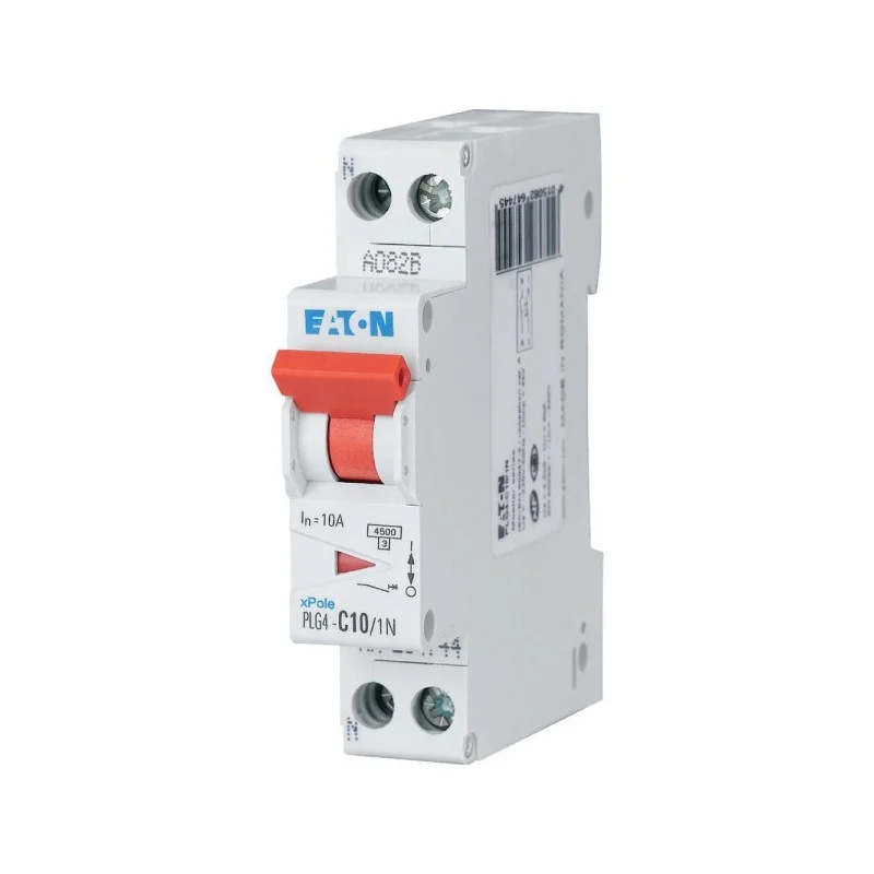 Acheter En Ligne Eaton Moeller 264744 Disjoncteur Eaton PLG4-C10/1N - 1P+N 10A Courbe C 4,5ka