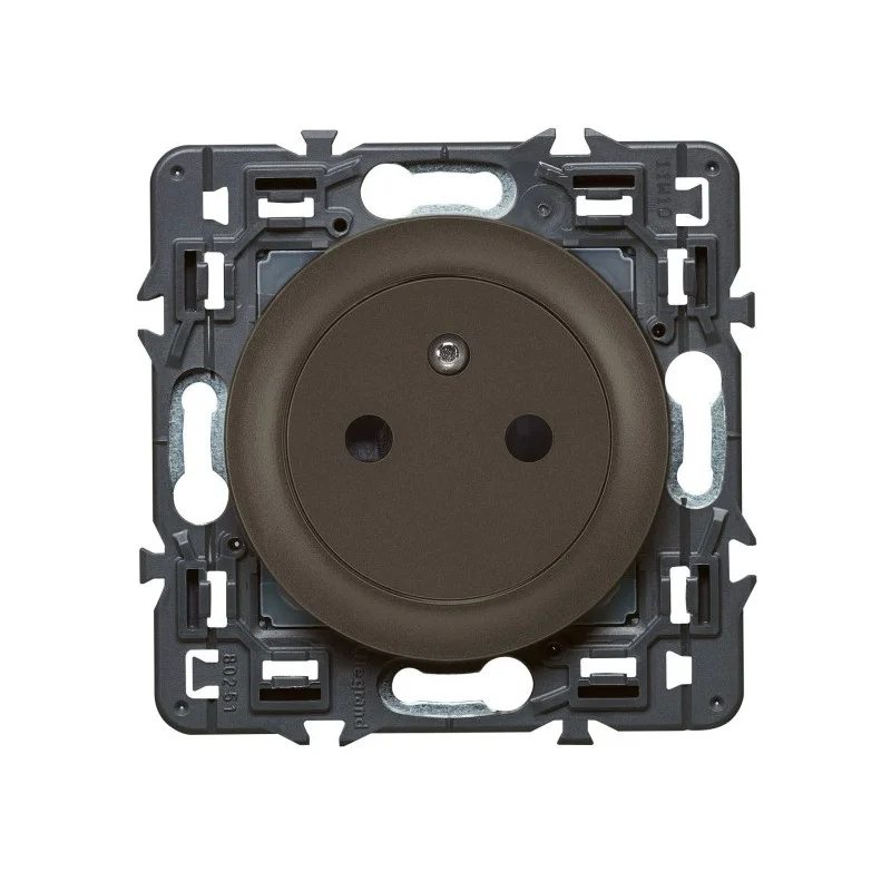 Remise Legrand 099541 Prise Avec Terre Affleurante - Graphite - Composable