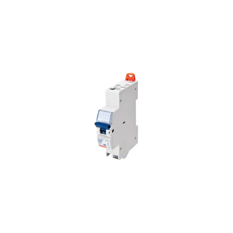 Gewiss GW90602F Disjoncteur Magnétothermique 1P+N 2 A Courbe C 4500 A 230 V MTC 45 Fixmatic Gewiss – 1 Module – Neutre à Gauche Quantité Limitée