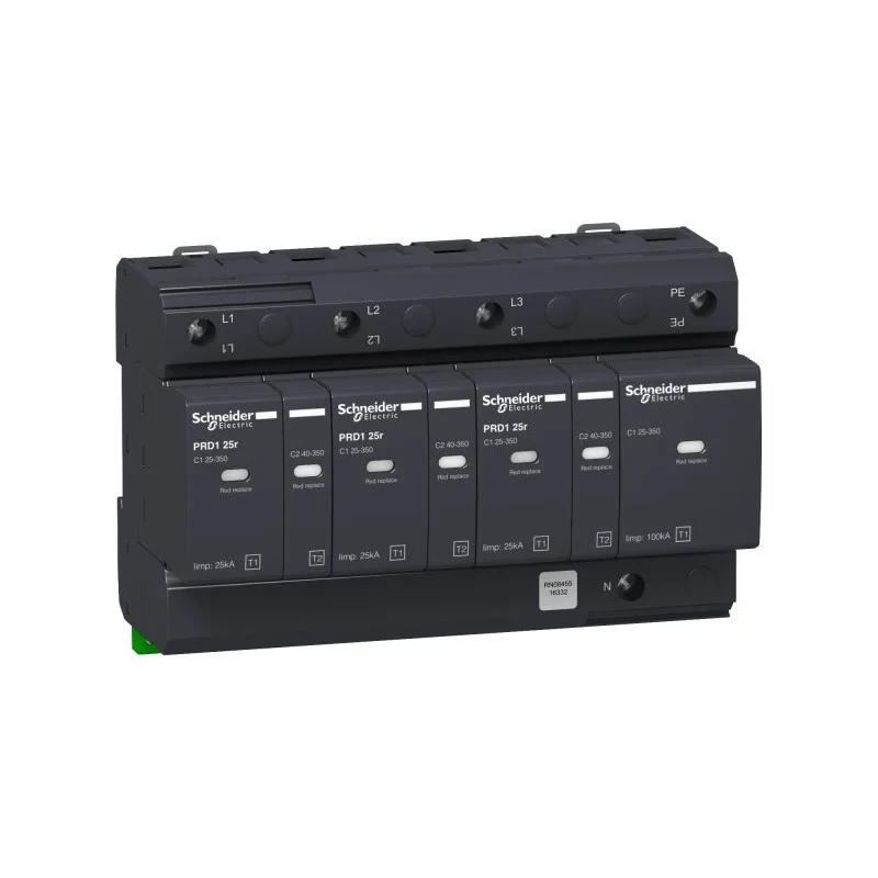 Petit Prix Schneider 16332 PARAFOUDRE PRD1 25R 3P N 350V AVEC REPORT SIGNALISATION A P KA