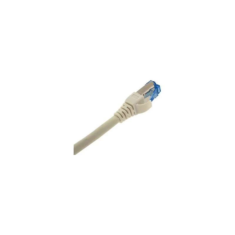 Gigamedia CAT6AS03MWH Cordon de brassage CAT6A S/FTP LSOH 30 cm blanc Bon Marché