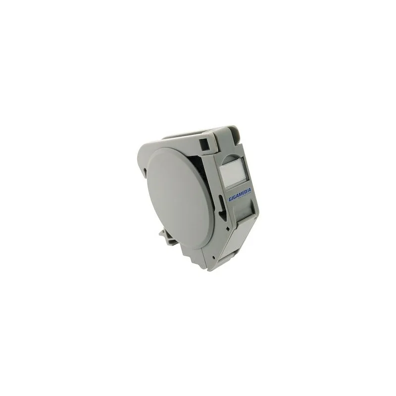Gigamedia RJDINCAT6A Module RJ45 rail DIN, CAT6A blindé, STP Prix Réduit